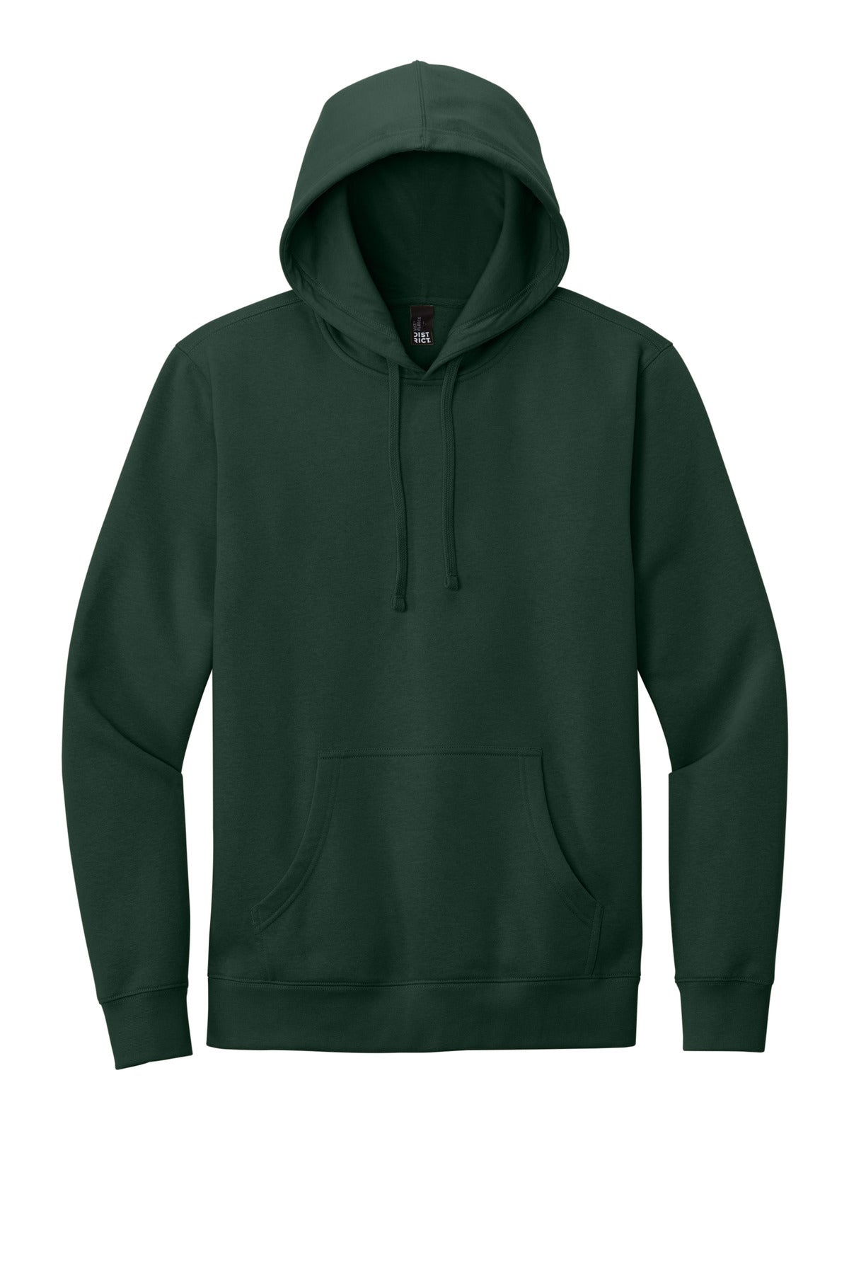 District V.I.T. Fleece Hoodie - Forest Green - flat front