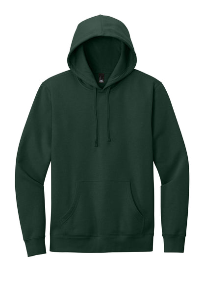 District V.I.T. Fleece Hoodie - Forest Green - flat front