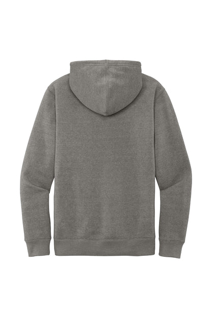 District V.I.T. Fleece Hoodie - Grey Frost - flat back