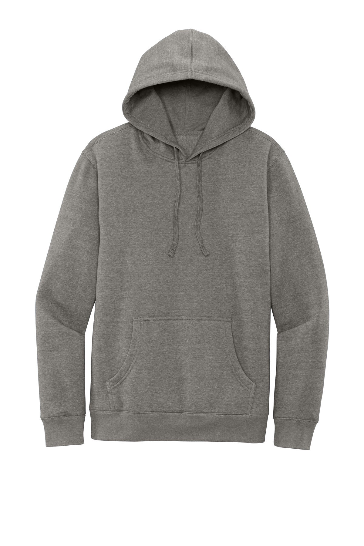 District V.I.T. Fleece Hoodie - Grey Frost - flat front