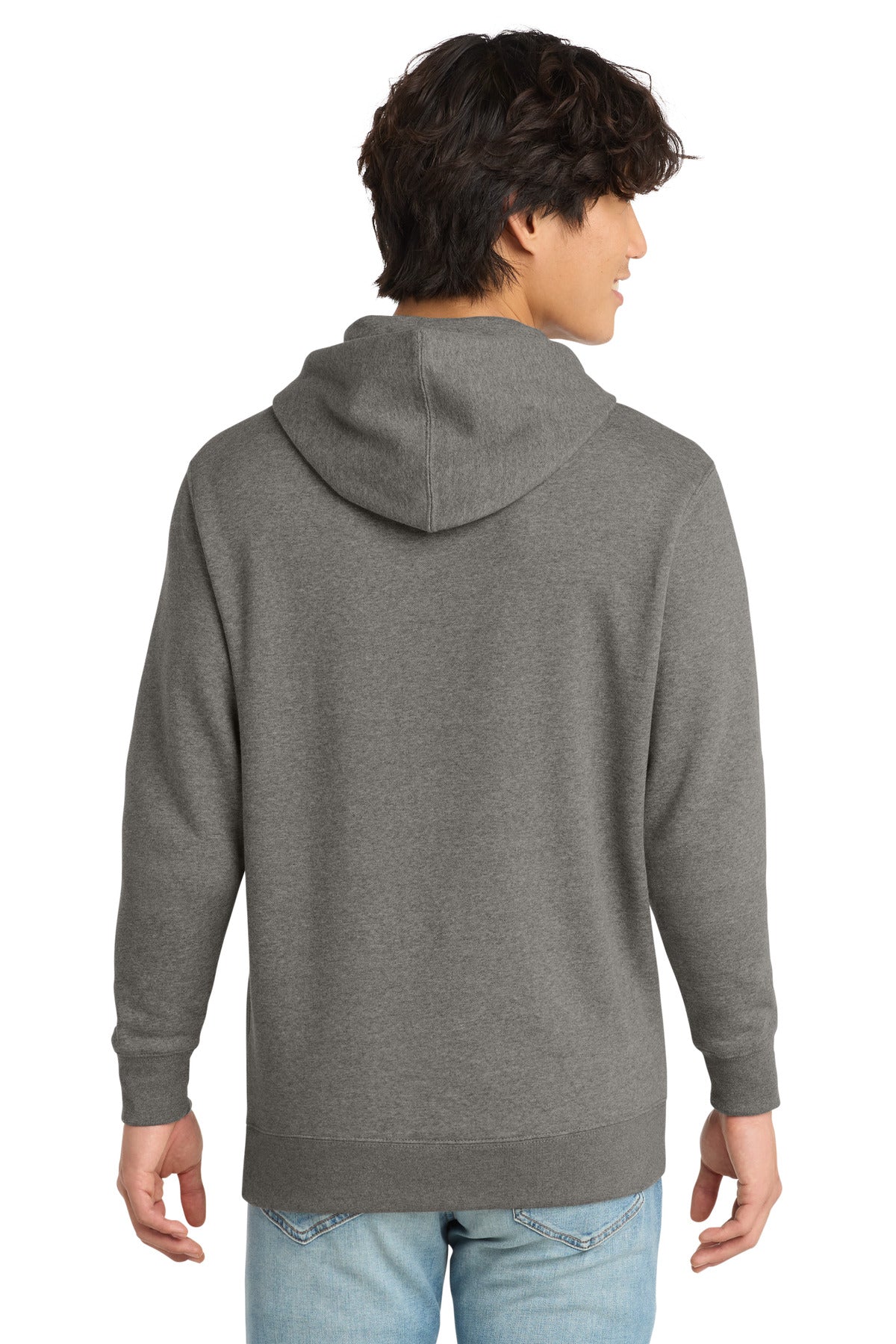District V.I.T. Fleece Hoodie - Grey Frost - back