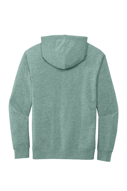 District V.I.T. Fleece Hoodie - Heathered Dusty Sage - flat back