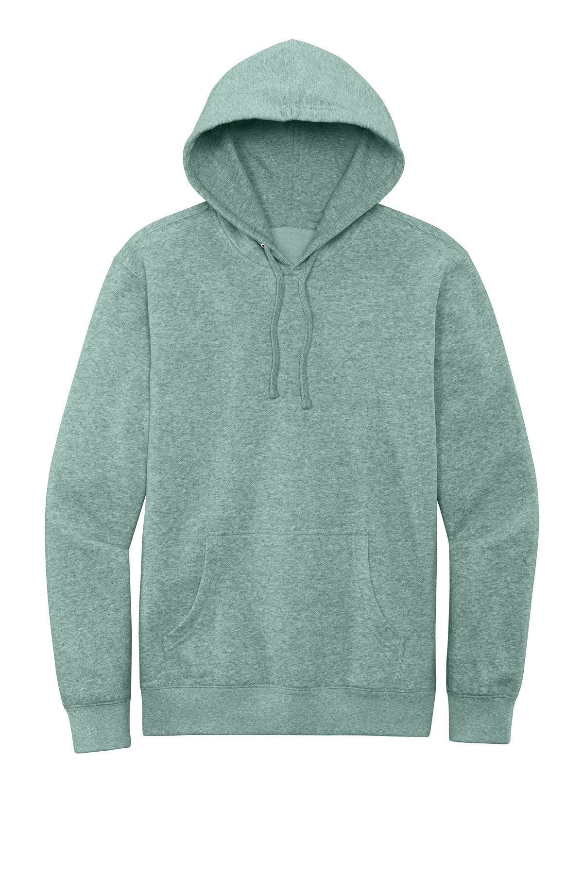 District V.I.T. Fleece Hoodie - Heathered Dusty Sage - flat front