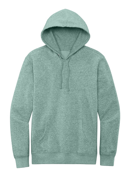 District V.I.T. Fleece Hoodie - Heathered Dusty Sage - flat front