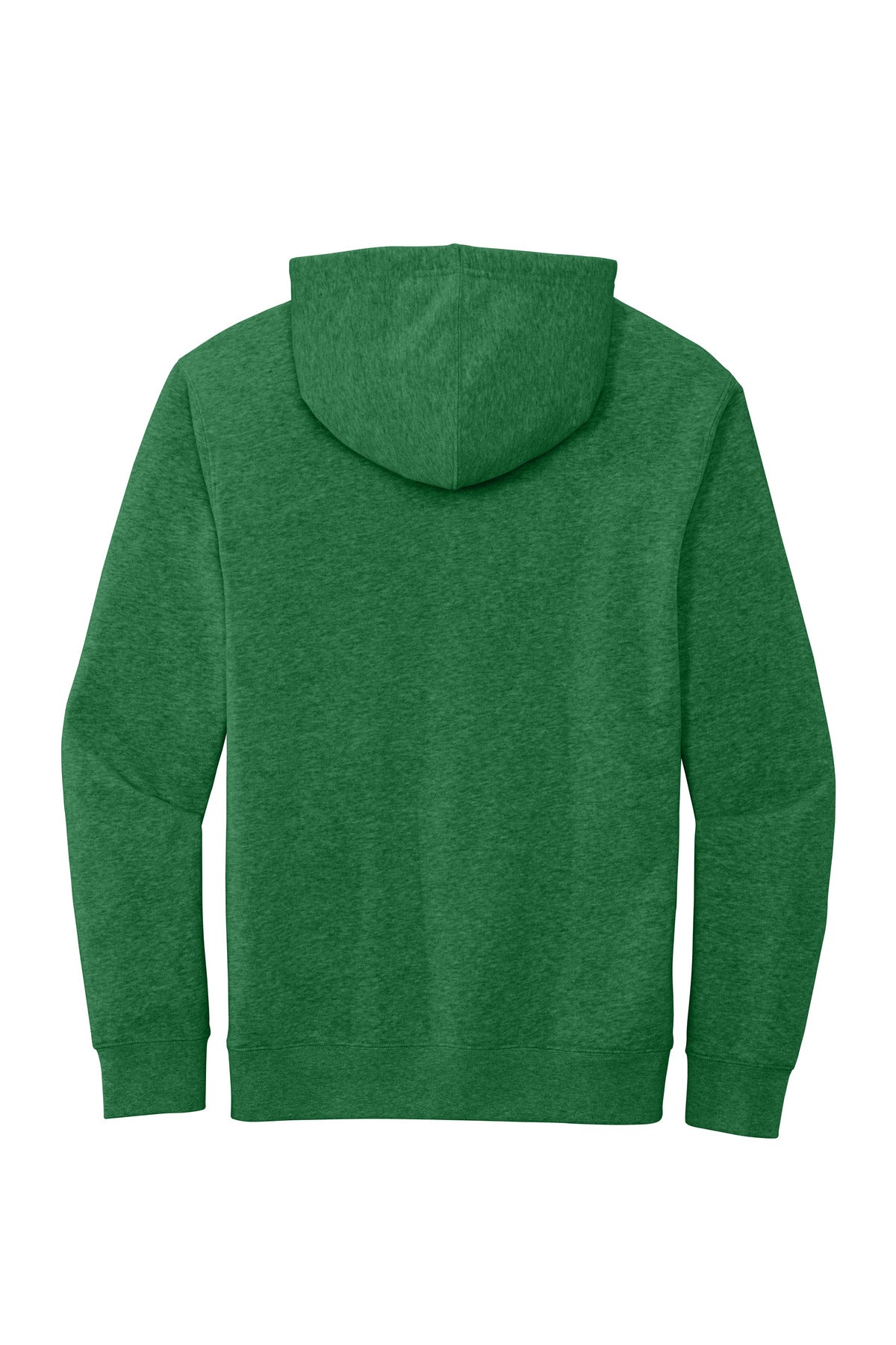 District V.I.T. Fleece Hoodie - Heathered Kelly Green - flat back