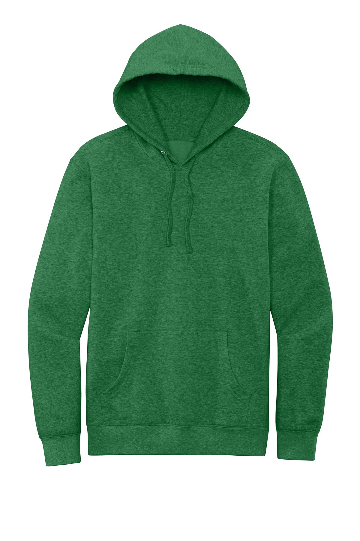District V.I.T. Fleece Hoodie - Heathered Kelly Green - flat front