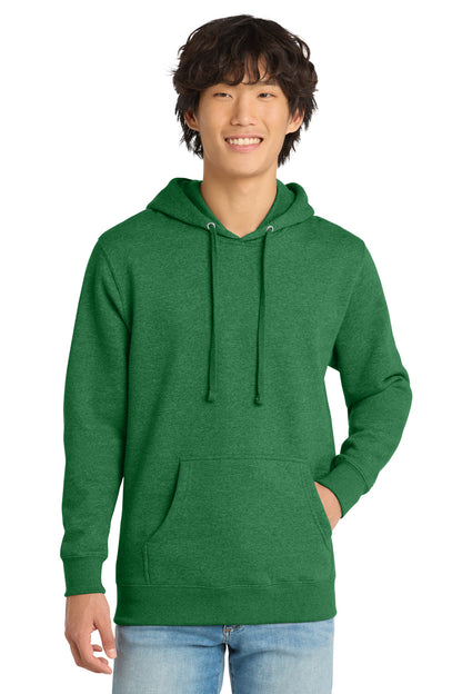 District V.I.T. Fleece Hoodie - Heathered Kelly Green - front