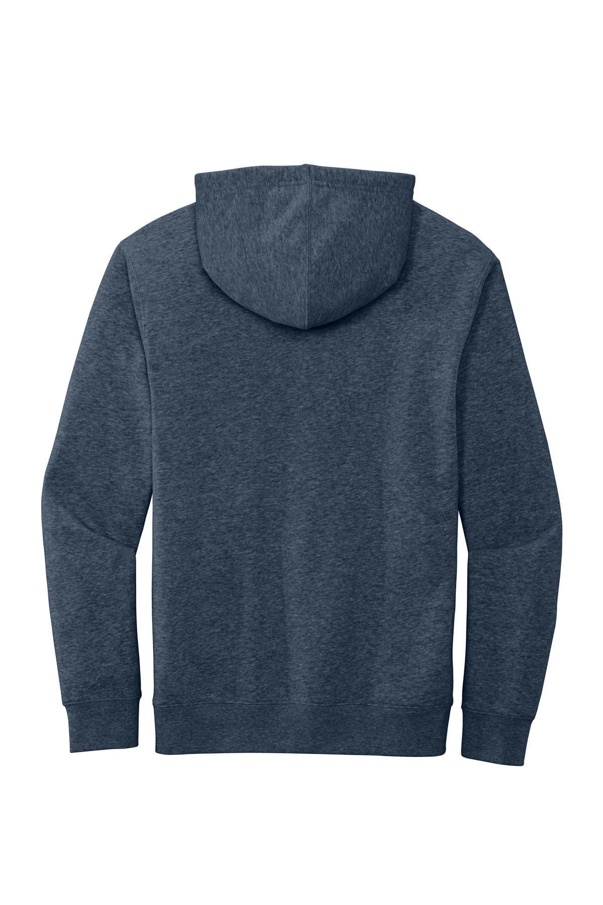 District V.I.T. Fleece Hoodie - Heathered Navy - flat back
