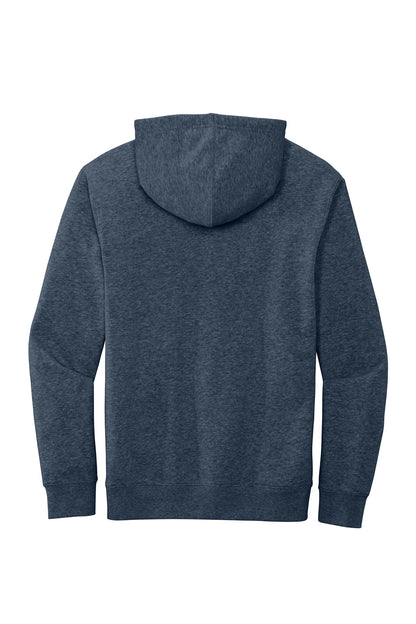 District V.I.T. Fleece Hoodie - Heathered Navy - flat back
