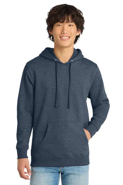 District V.I.T. Fleece Hoodie - Heathered Navy - front