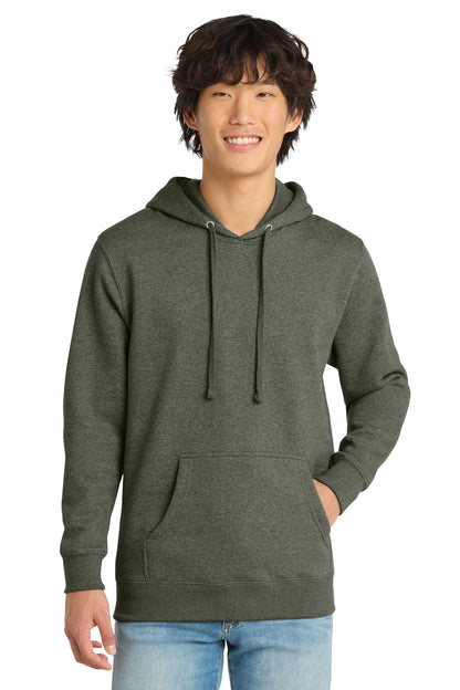 District V.I.T. Fleece Hoodie - Heathered Olive - front
