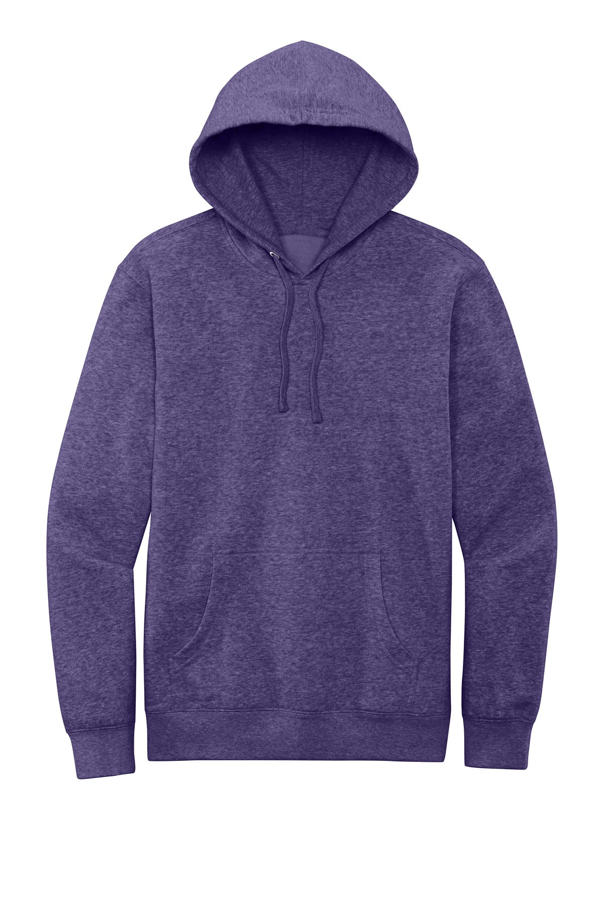 District V.I.T. Fleece Hoodie - Heathered Purple - flat front