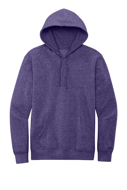 District V.I.T. Fleece Hoodie - Heathered Purple - flat front