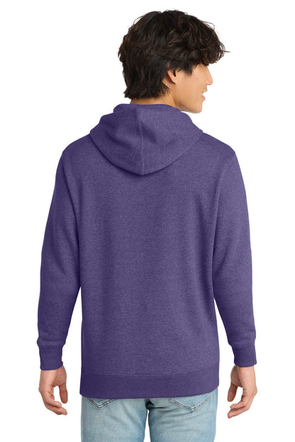 District V.I.T. Fleece Hoodie - Heathered Purple - back