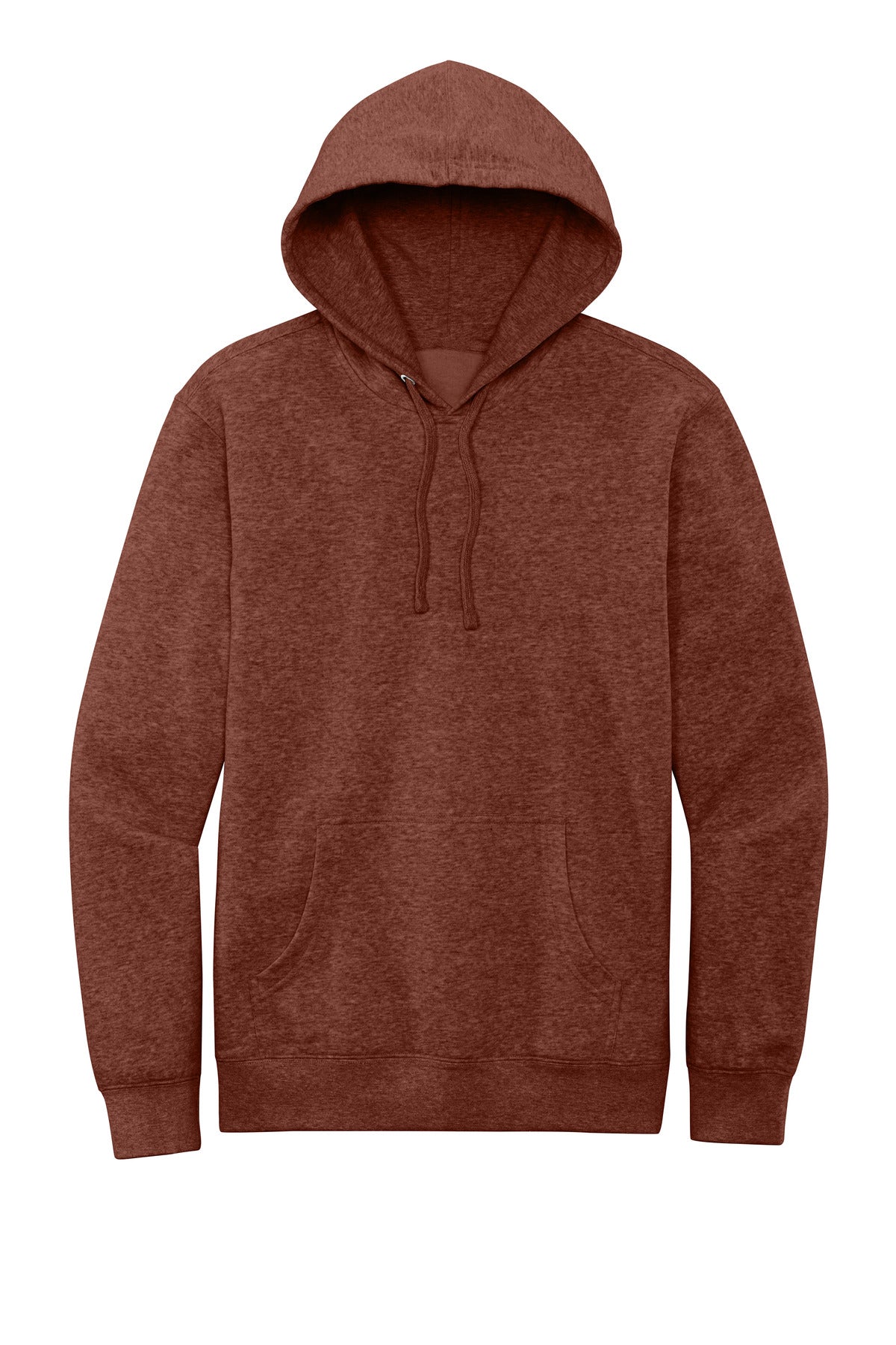 District V.I.T. Fleece Hoodie - Heathered Russet - flat front