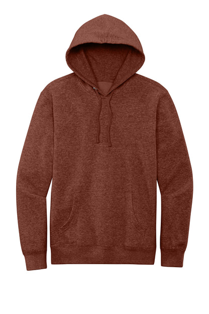 District V.I.T. Fleece Hoodie - Heathered Russet - flat front