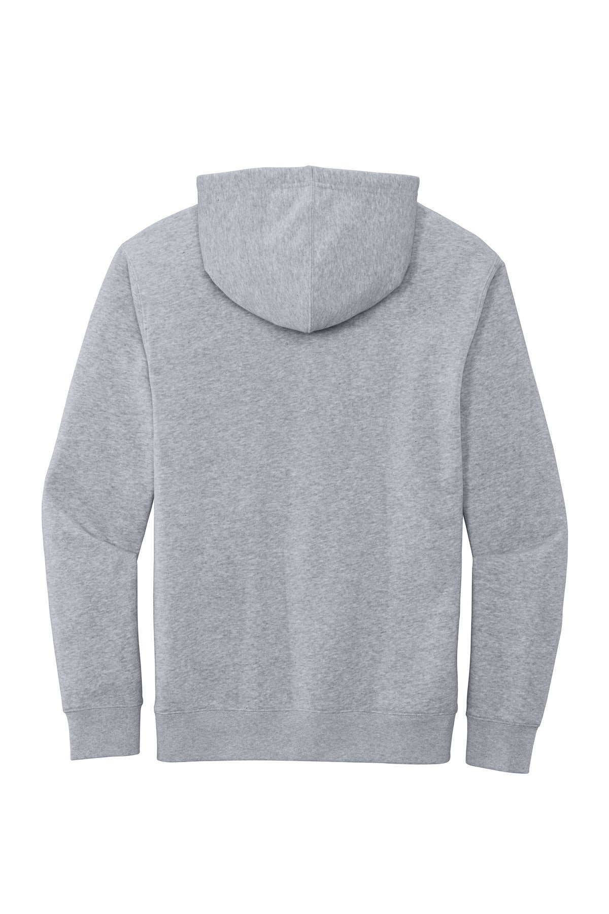 District V.I.T. Fleece Hoodie - Light Heather Grey - flat back