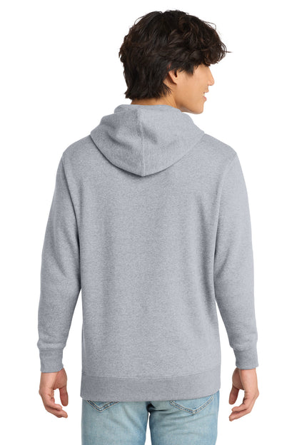 District V.I.T. Fleece Hoodie - Light Heather Grey - back