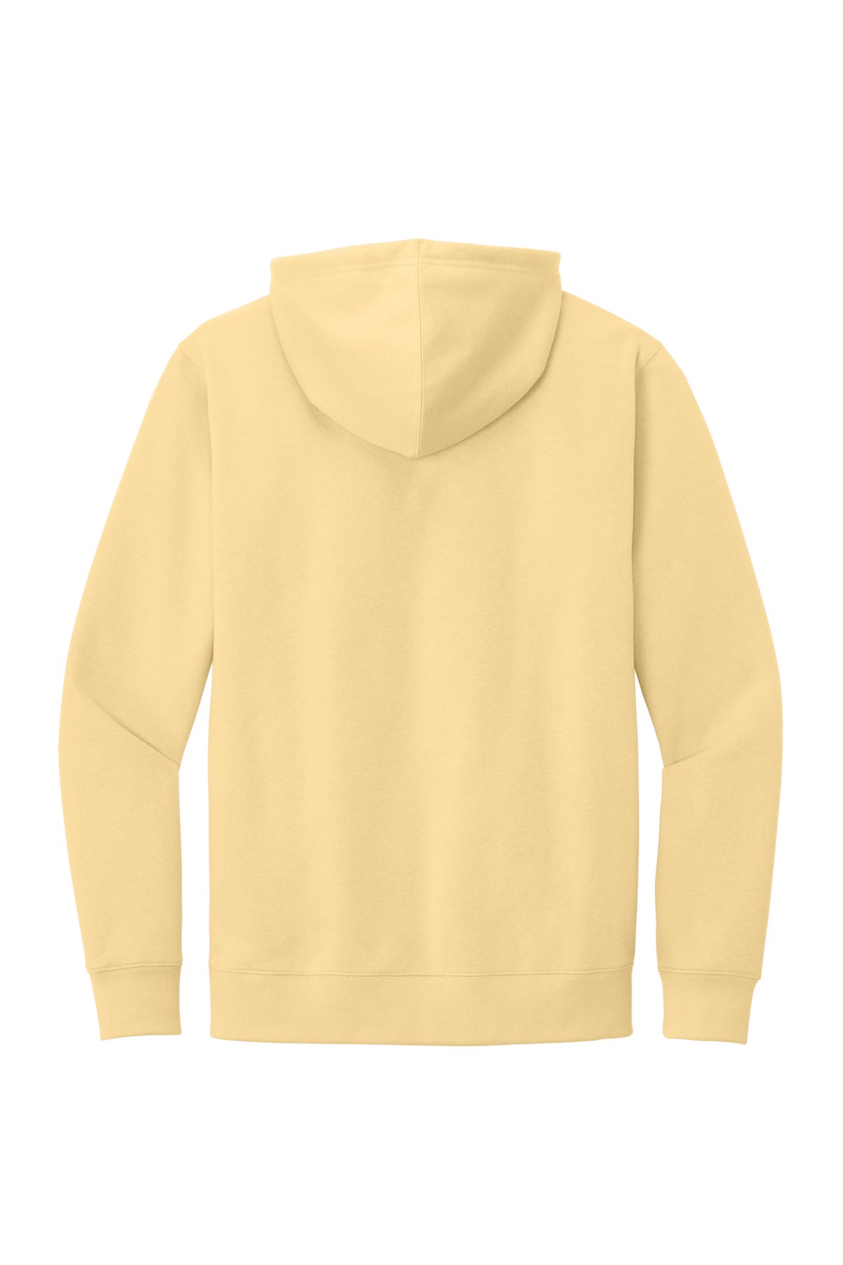 District V.I.T. Fleece Hoodie - Light Yellow - flat back