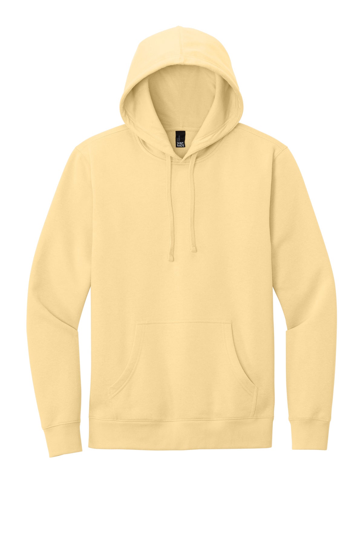 District V.I.T. Fleece Hoodie - Light Yellow - flat front