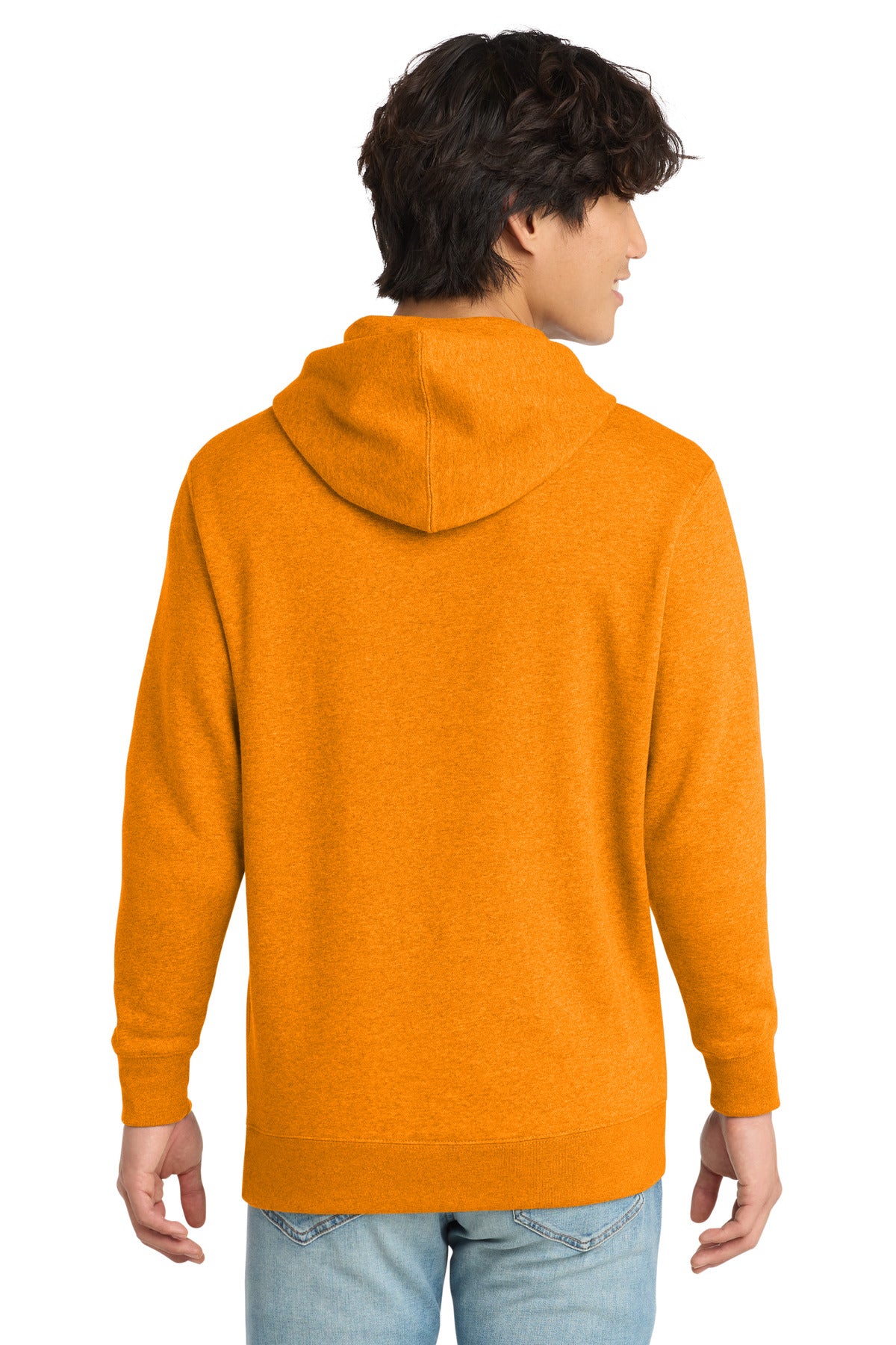 District V.I.T. Fleece Hoodie - Marigold Heather - back