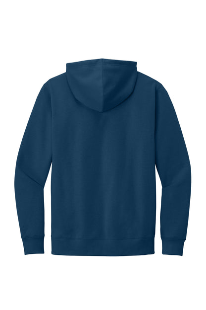 District V.I.T. Fleece Hoodie - Neptune Blue - flat back