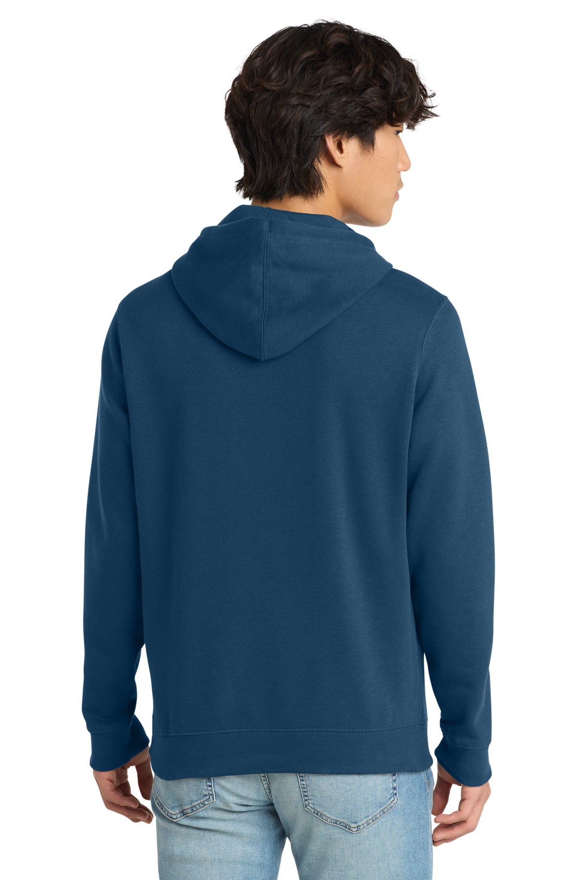 District V.I.T. Fleece Hoodie - Neptune Blue - back
