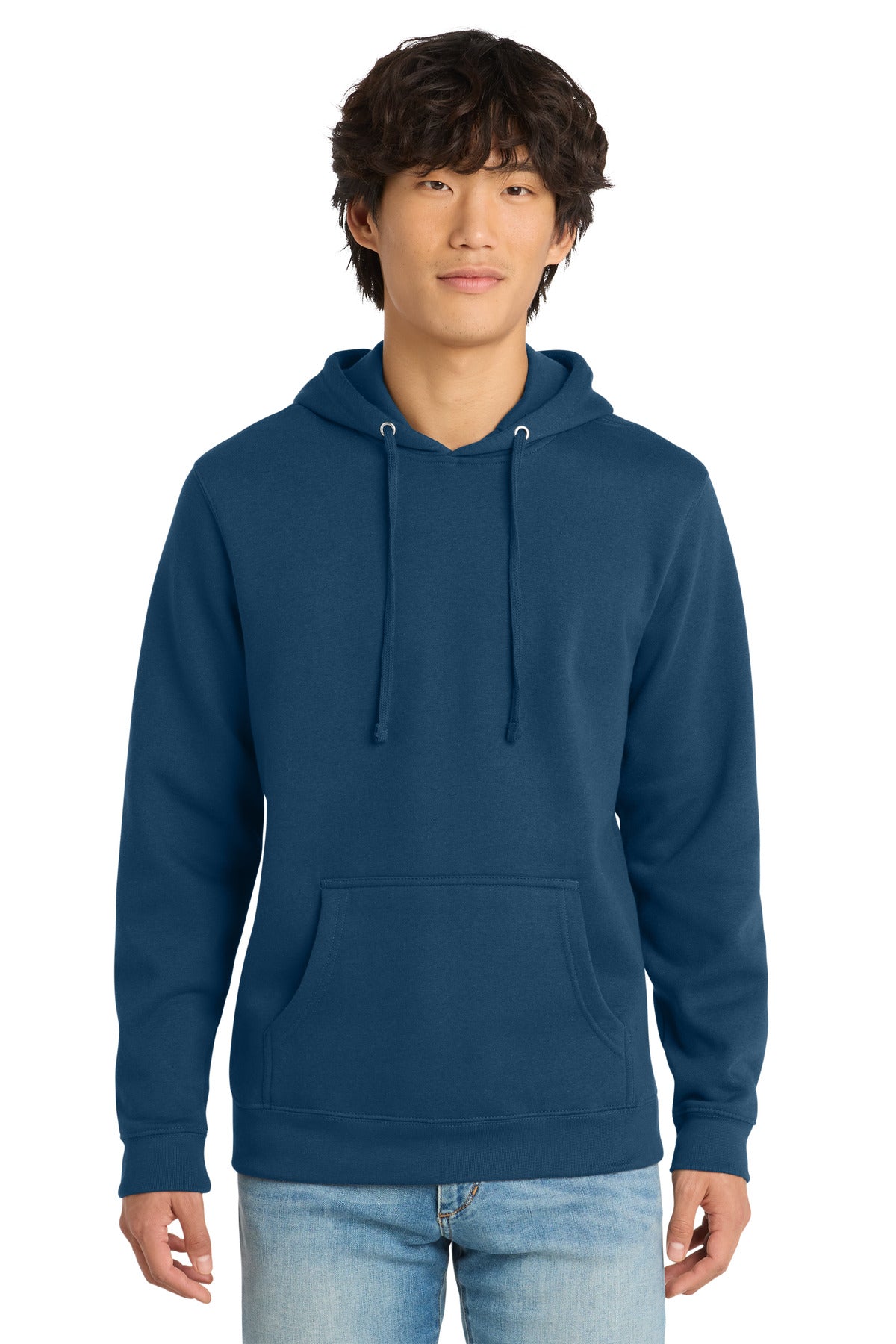 District V.I.T. Fleece Hoodie - Neptune Blue - front