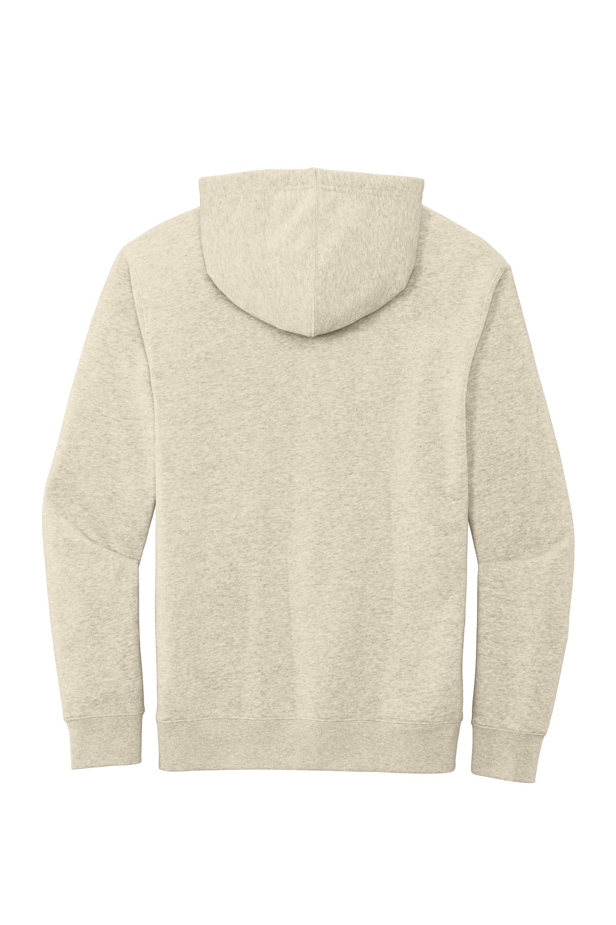 District V.I.T. Fleece Hoodie - Oatmeal Heather - flat back