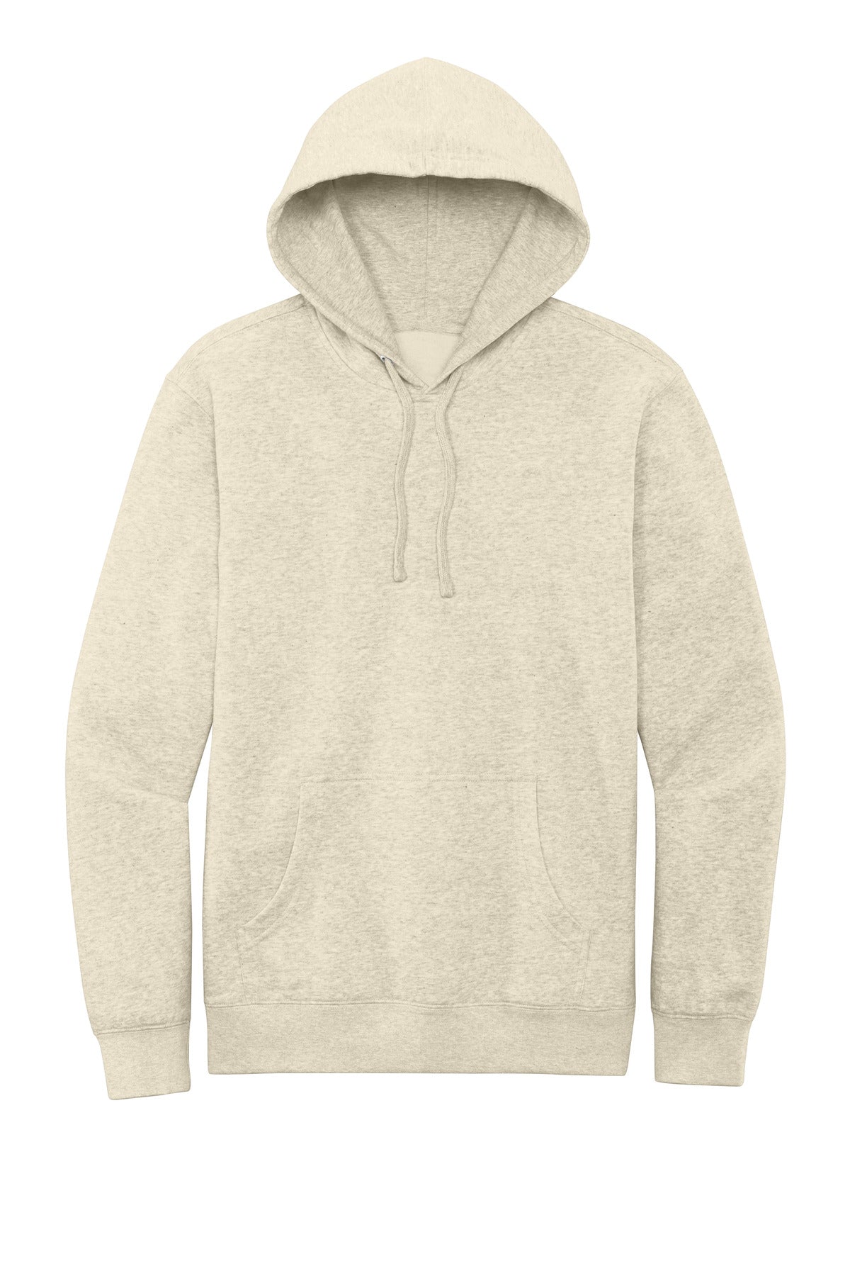 District V.I.T. Fleece Hoodie - Oatmeal Heather - flat front