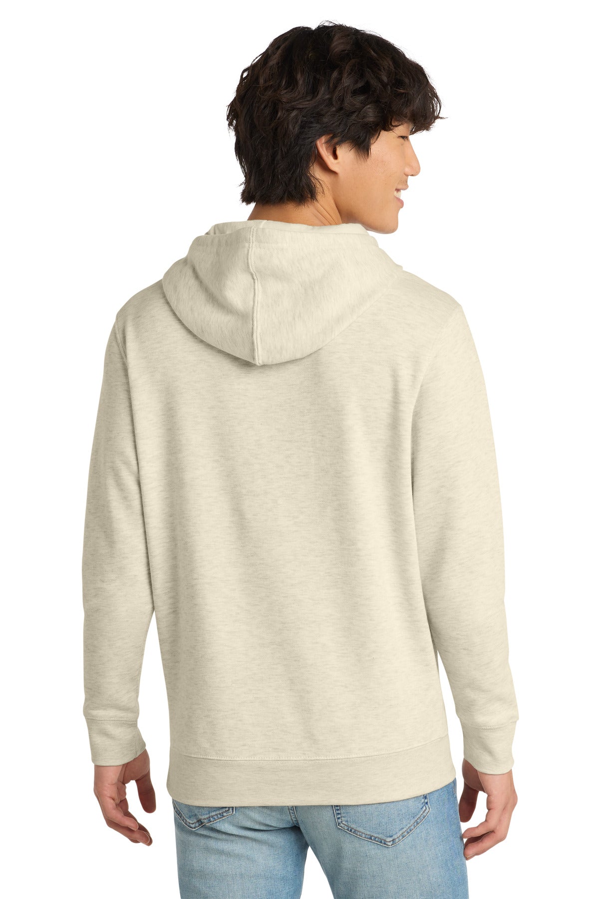 District V.I.T. Fleece Hoodie - Oatmeal Heather - back