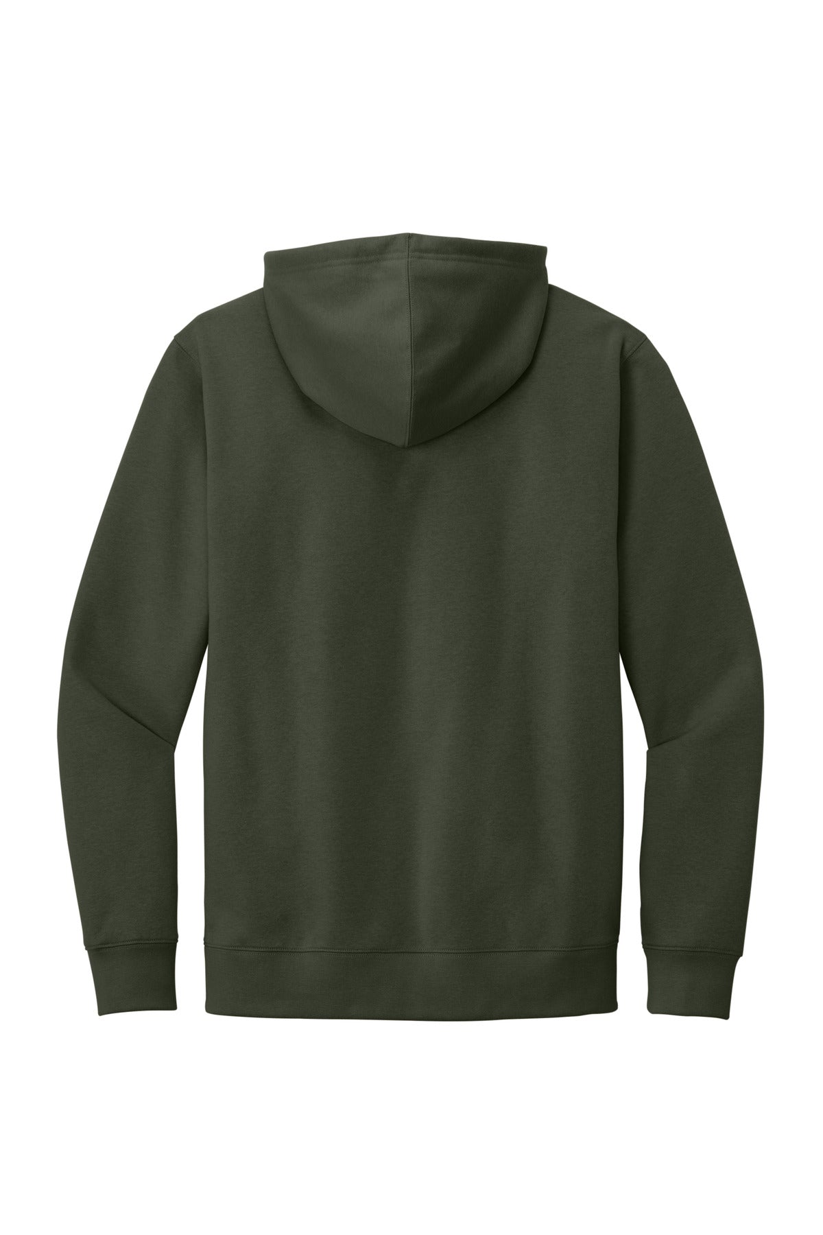 District V.I.T. Fleece Hoodie - Olive - flat back
