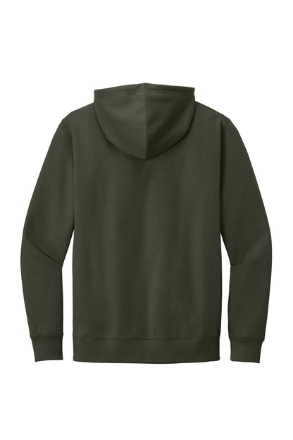 District V.I.T. Fleece Hoodie - Olive - flat back