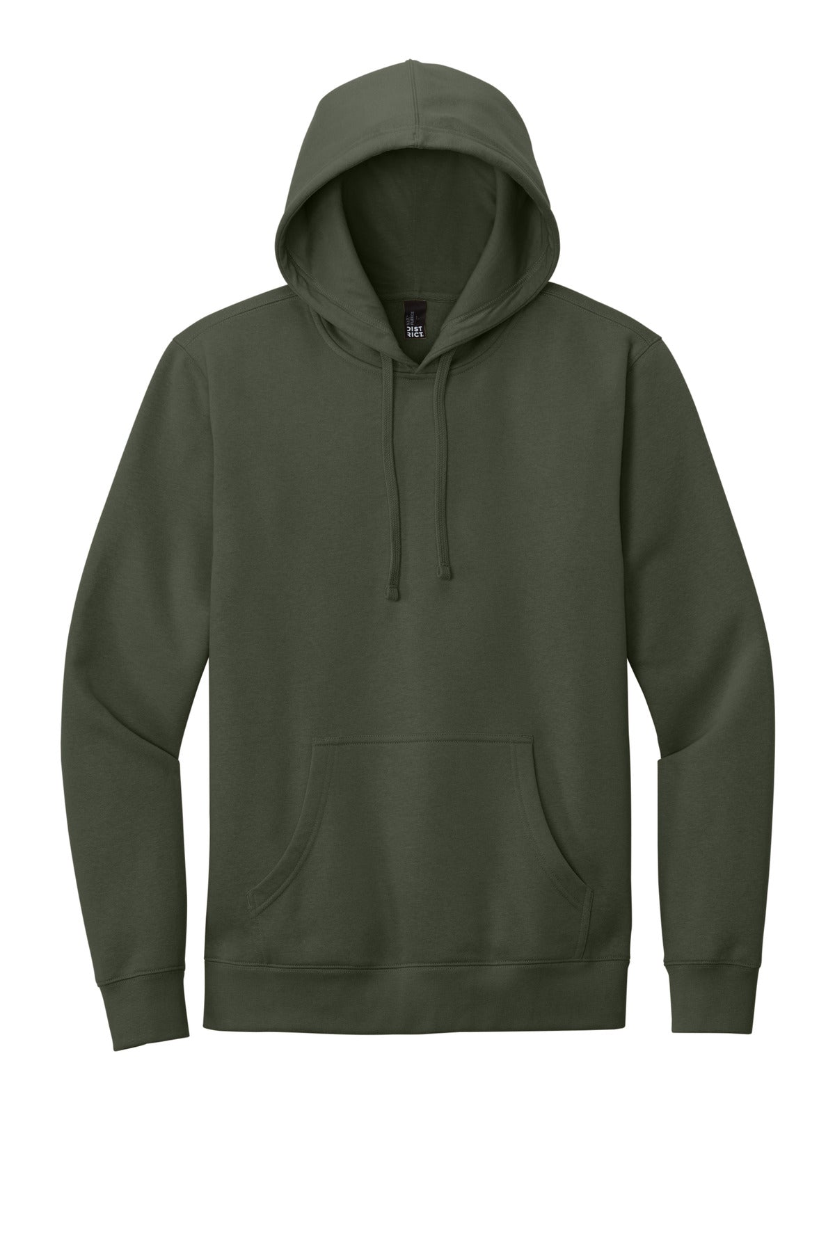 District V.I.T. Fleece Hoodie - Olive - flat front