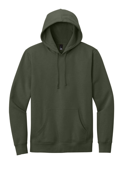 District V.I.T. Fleece Hoodie - Olive - flat front