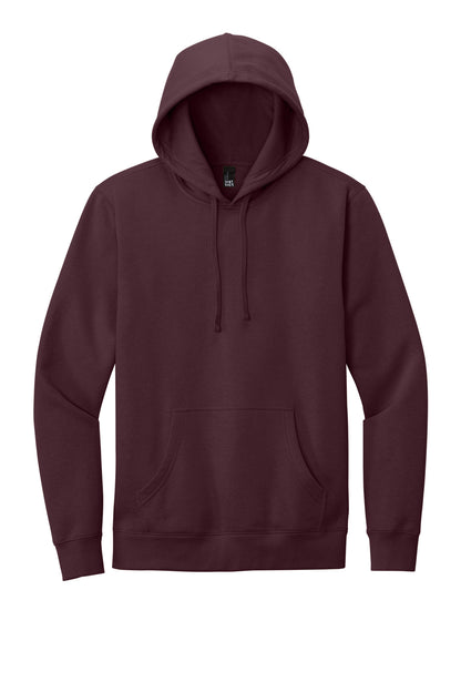 District V.I.T. Fleece Hoodie - Plum - flat front