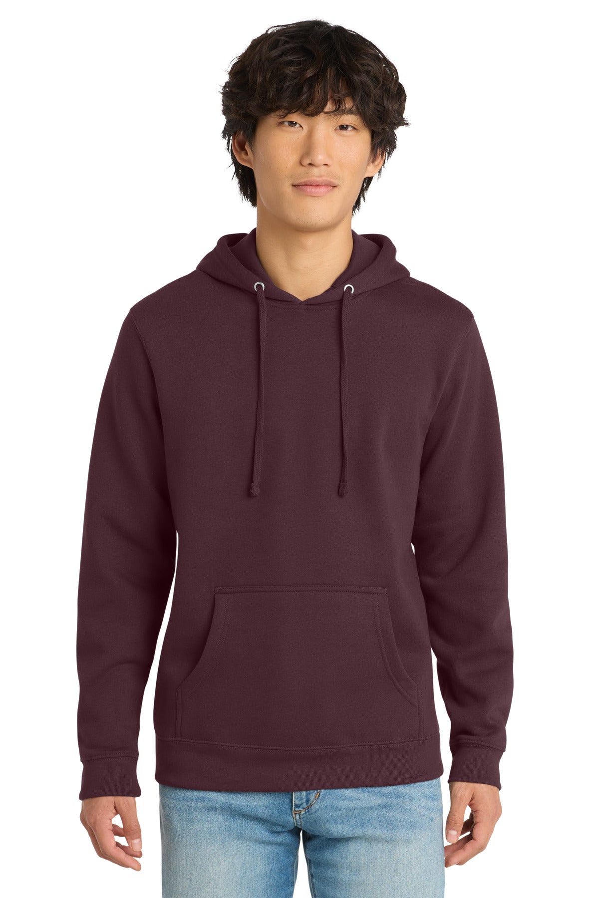 District V.I.T. Fleece Hoodie - Plum - front