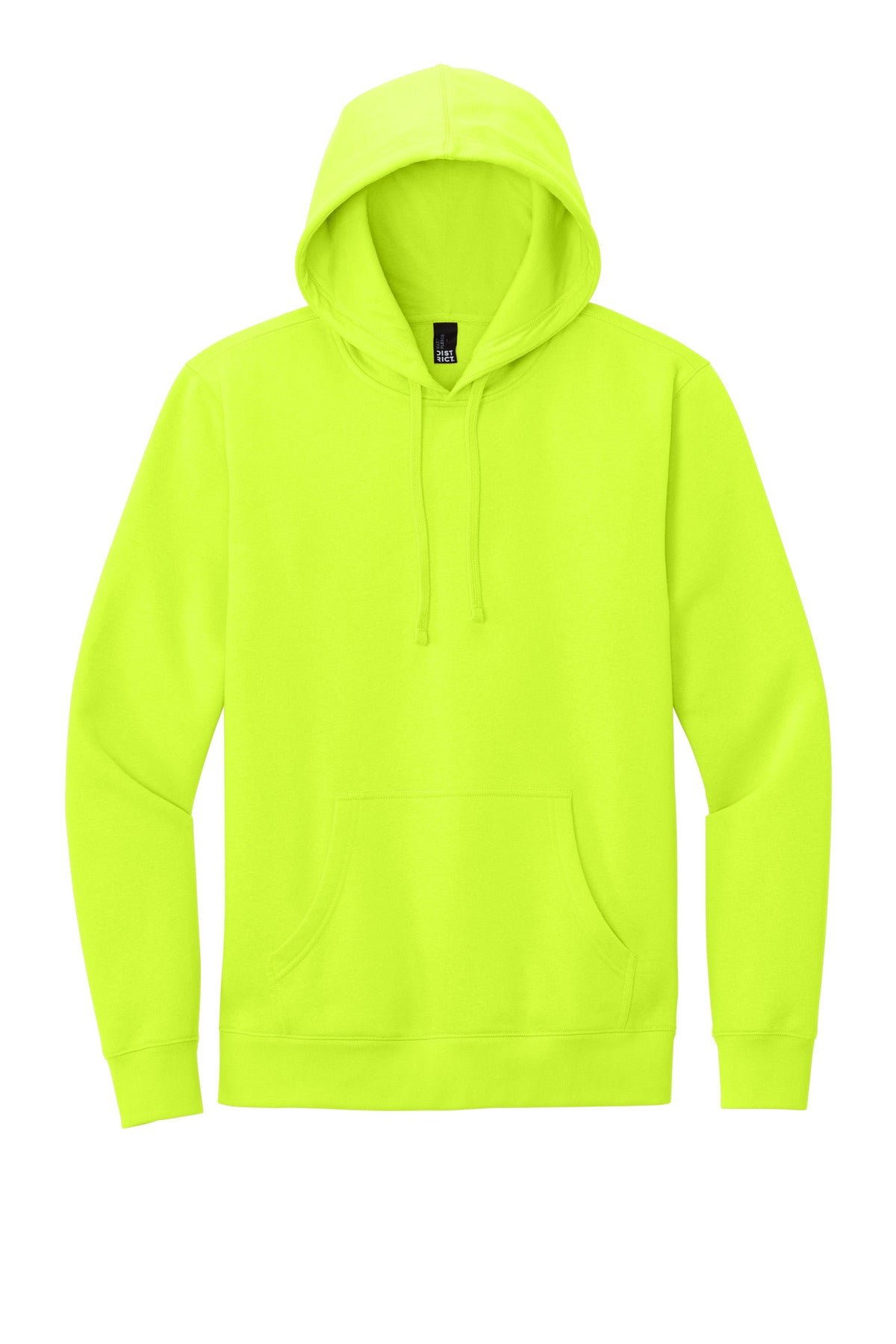 District V.I.T. Fleece Hoodie - S. Green - flat front