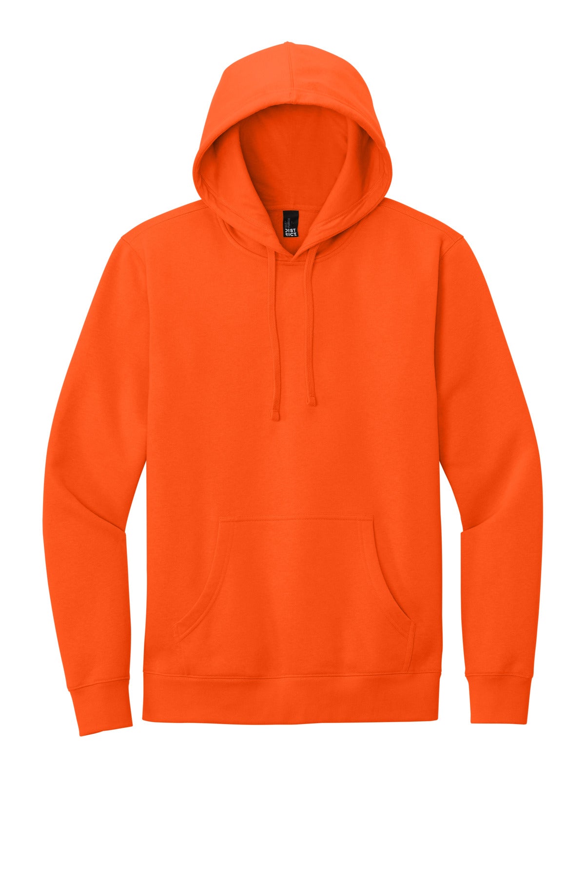 District V.I.T. Fleece Hoodie - S. Orange - flat front