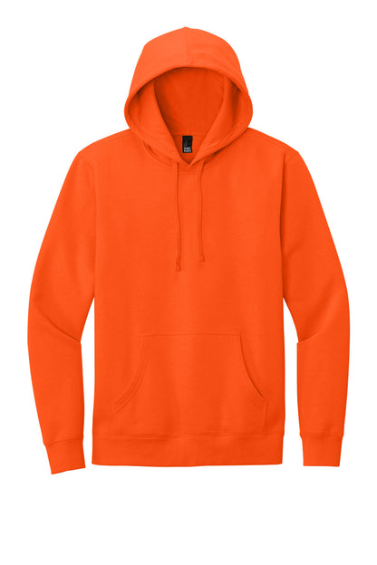 District V.I.T. Fleece Hoodie - S. Orange - flat front