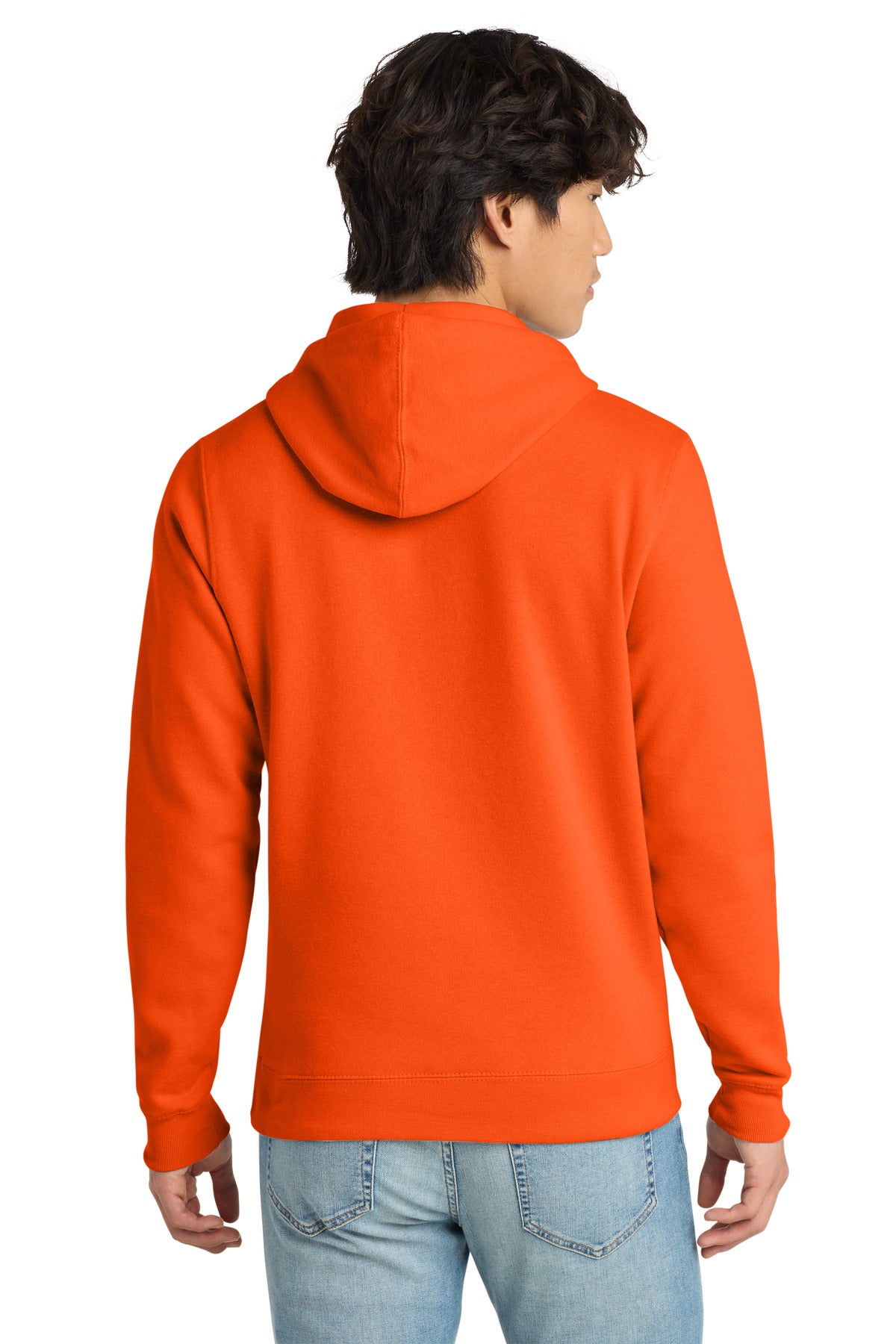 District V.I.T. Fleece Hoodie - S. Orange - back