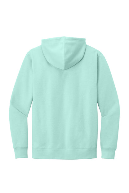 District V.I.T. Fleece Hoodie - Sea Mist - flat back