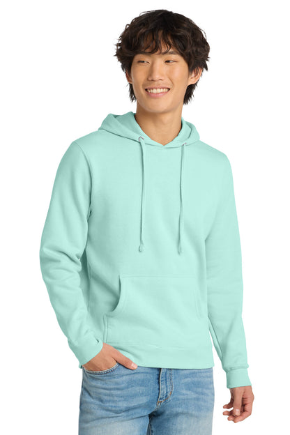 District V.I.T. Fleece Hoodie - Sea Mist - front