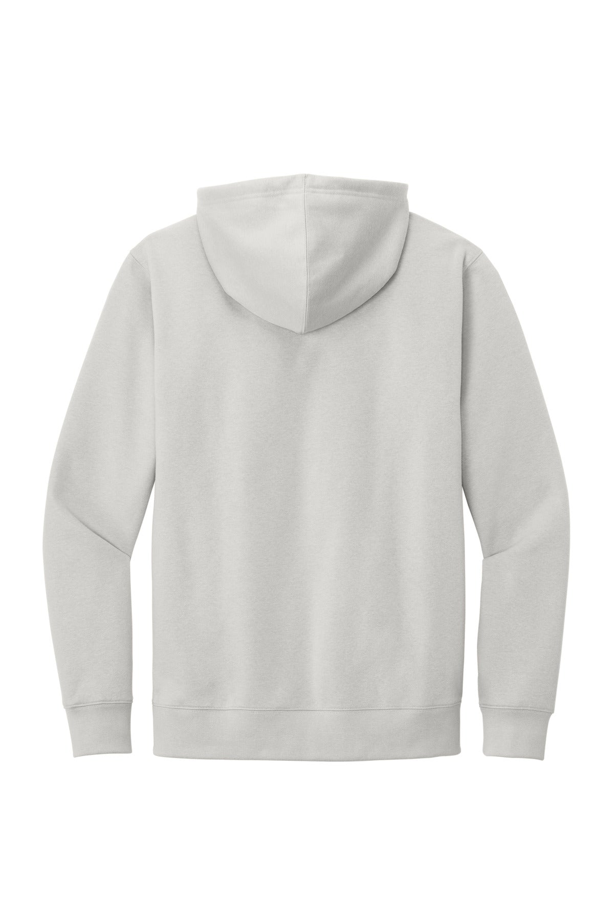 District V.I.T. Fleece Hoodie - White Smoke - flat back