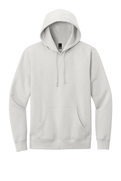 District V.I.T. Fleece Hoodie - White Smoke - flat front