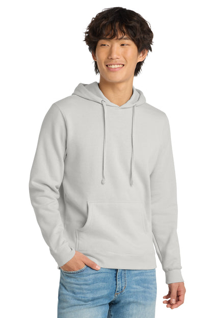 District V.I.T. Fleece Hoodie - White Smoke - front