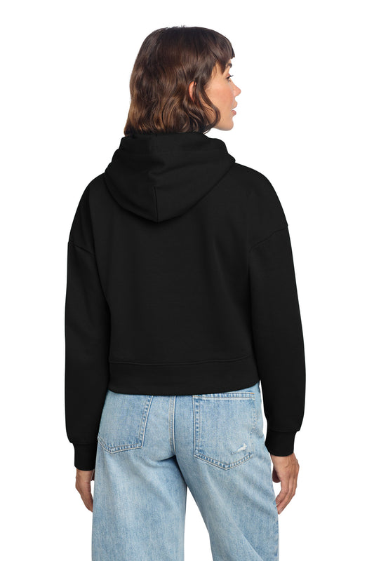 District Women's V.I.T. Fleece Hoodie - Black - back