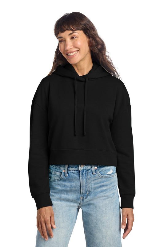 District Women's V.I.T. Fleece Hoodie - Black - front