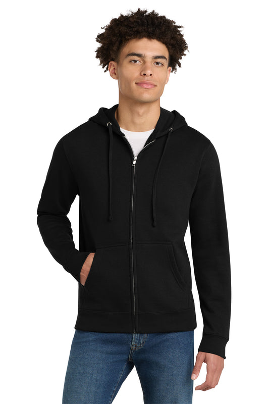 District V.I.T. Fleece Full-Zip Hoodie - Black - front