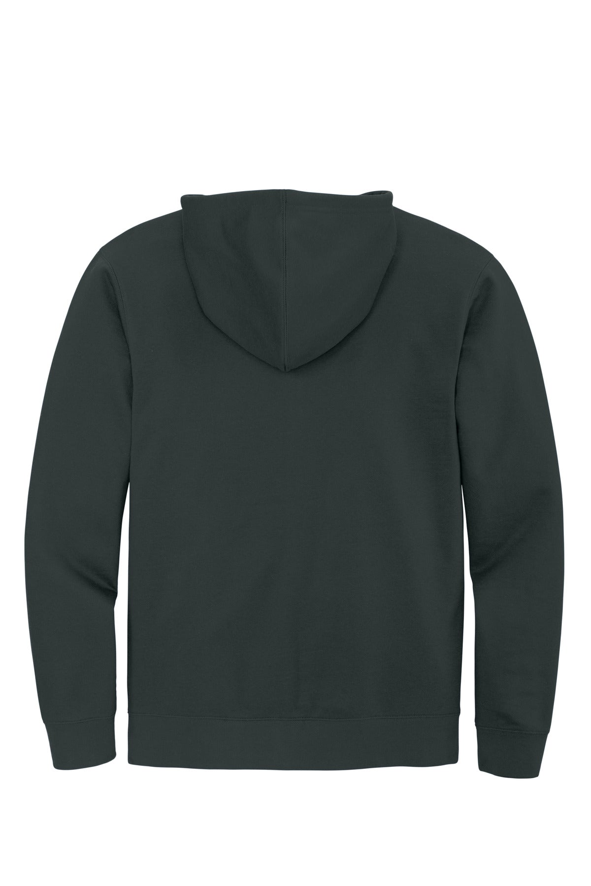 District V.I.T. Fleece Full-Zip Hoodie - Charcoal - flat back